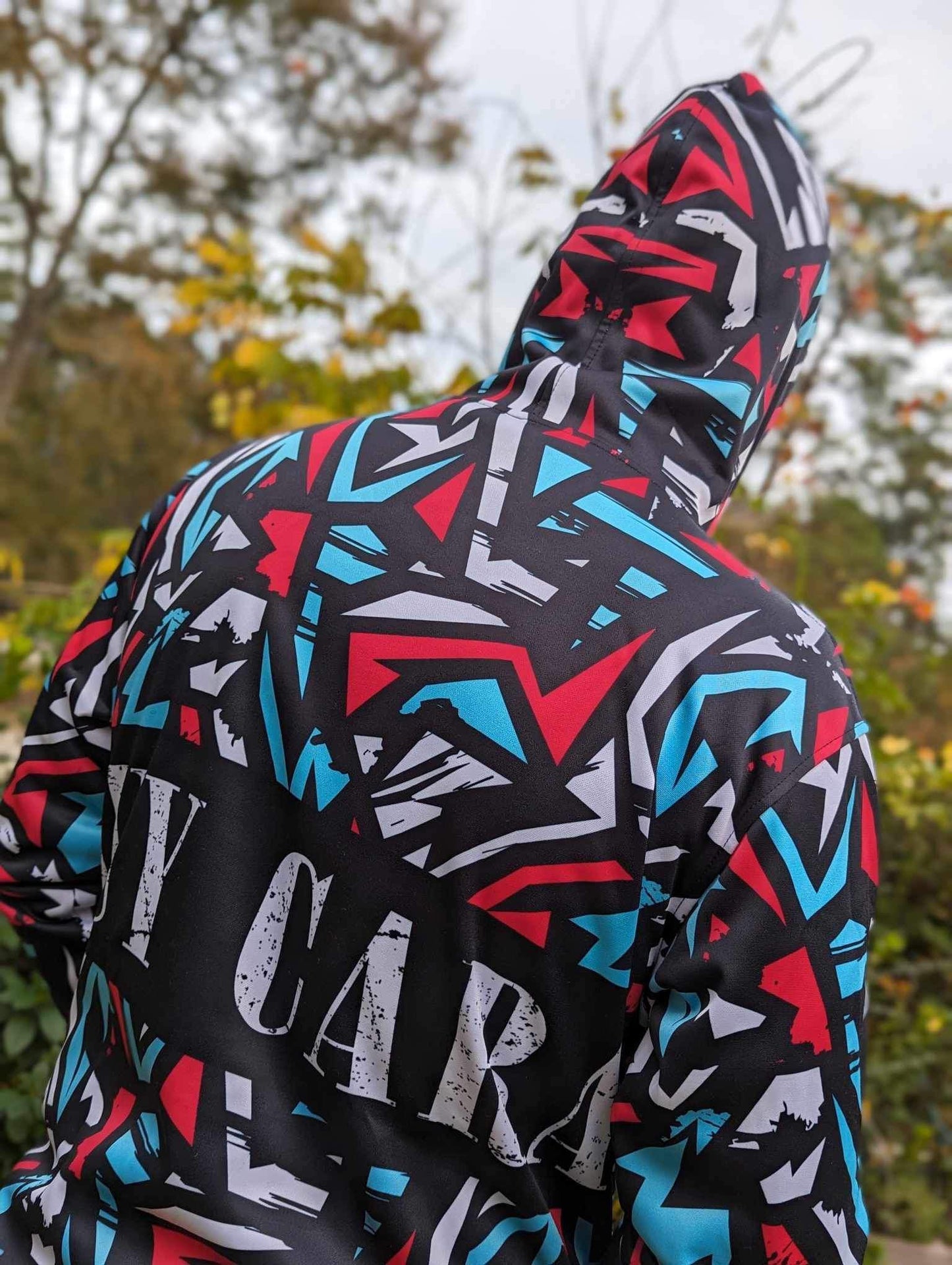 🔥🔥🔥TEAL & RED UNISEX HOODY            (released 12/13/2023). - www.muycara.com