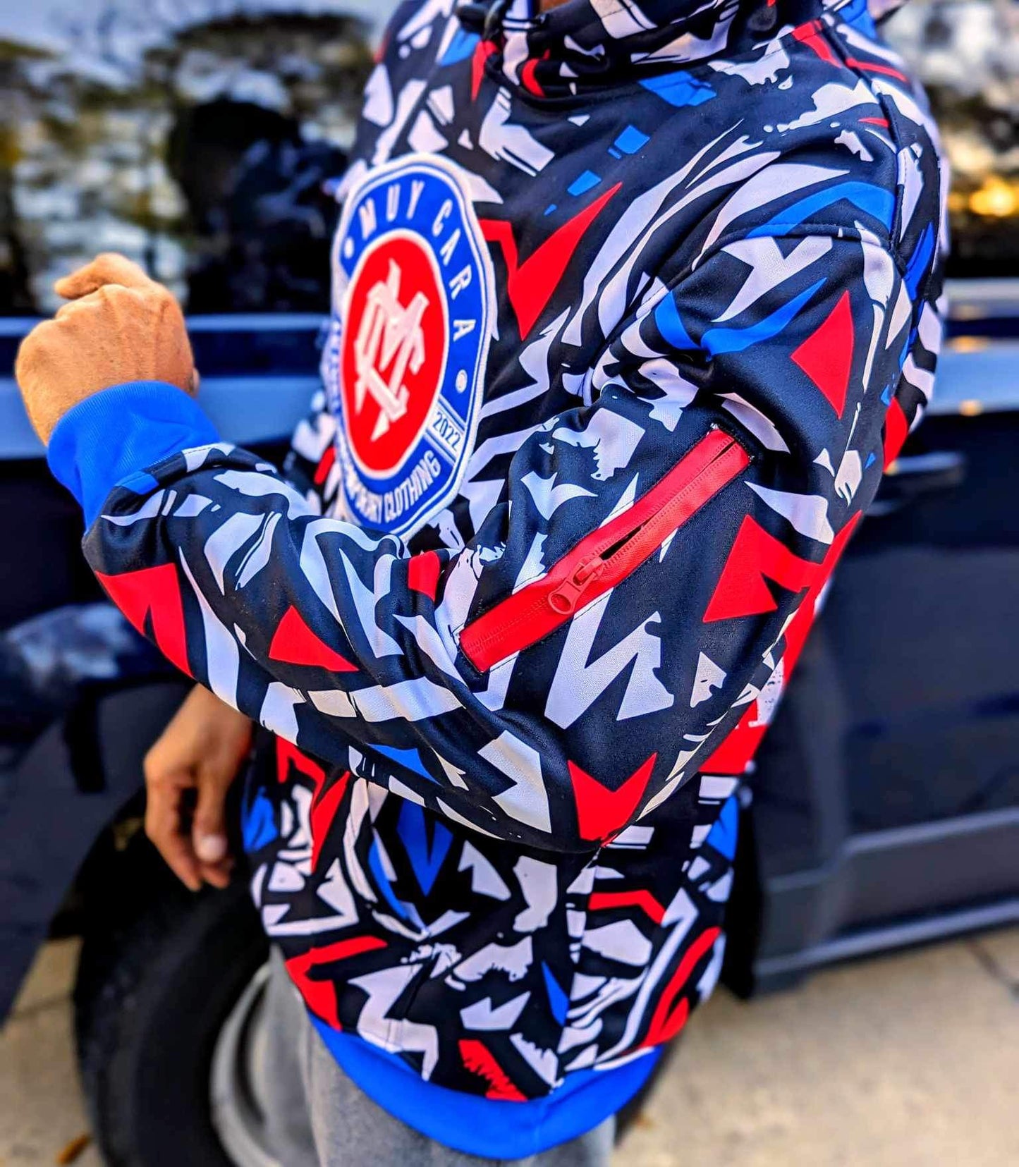 🚨🚨Red, White, and Blue unisex pocketed hoody🚨🚨 - www.muycara.com