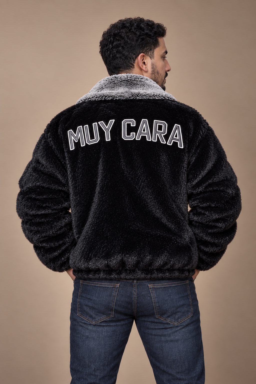 Muy Cara “Black Ice” Luxe Fur Bomber