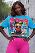 Muy Cara “Take The Risk – Money Power” Luxury Women’s Streetwear Graphic Tee