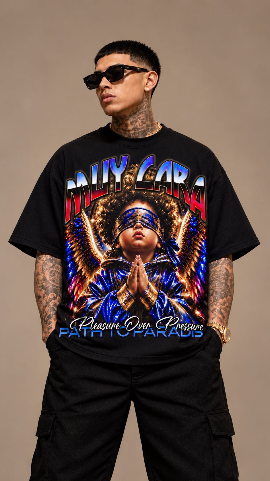 High Definition “Path to Paradise”Oversized Graphic Tee