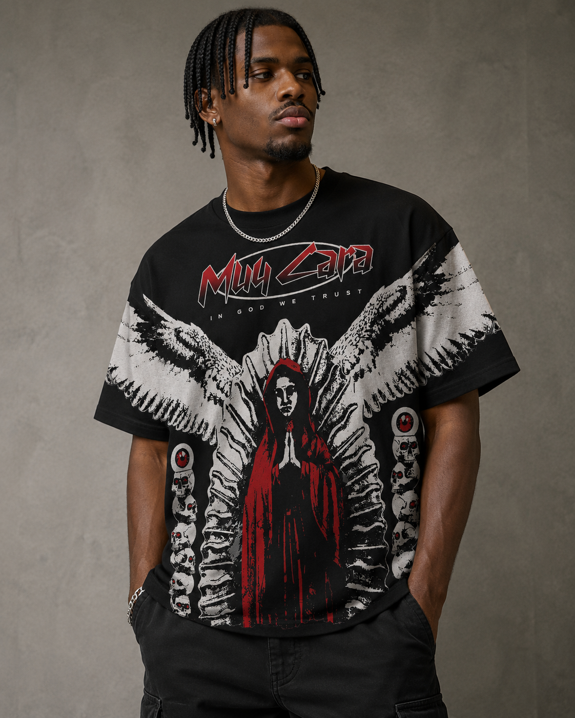 Muy Cara "In God We Trust" Tee