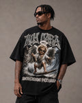 Muy Cara™ Guardian Wave”Rhinestone Box Tee