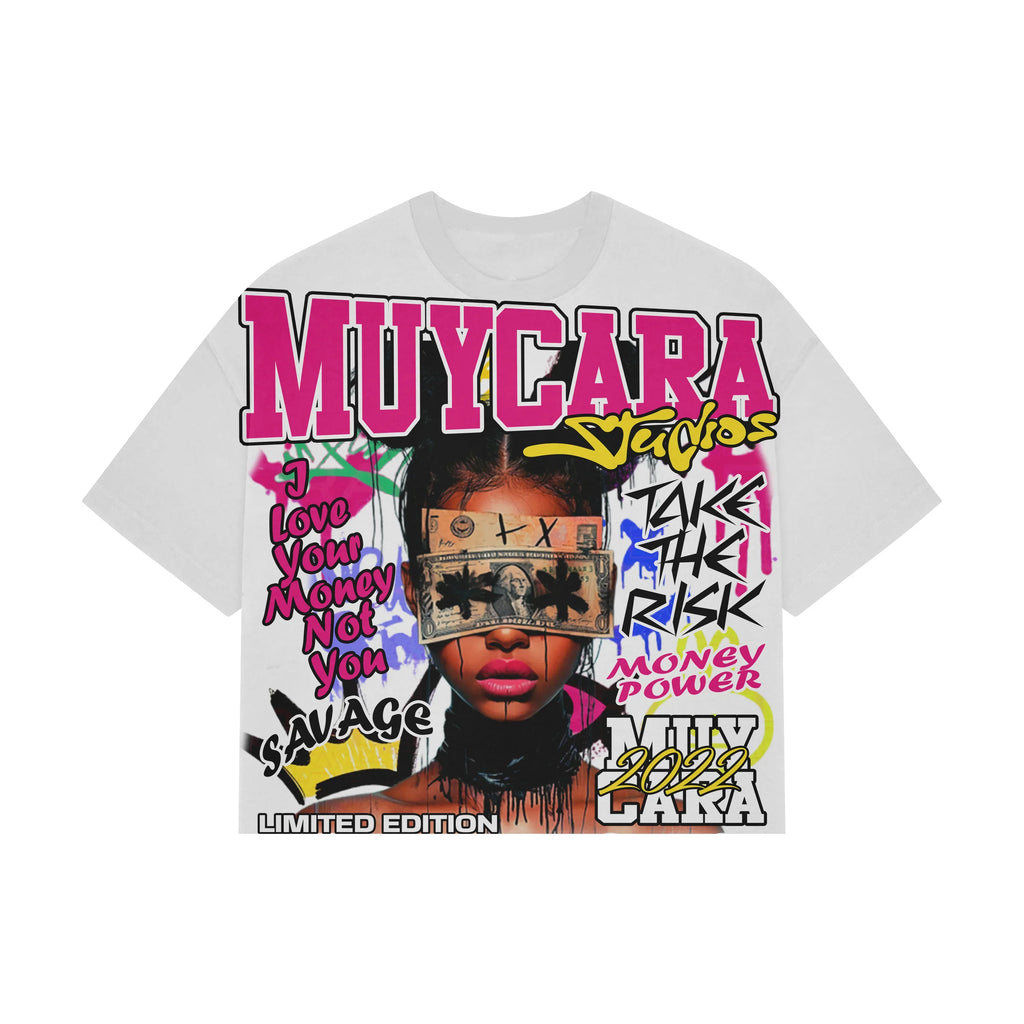 “I Love Your Money” Unisex Graphic Crop T-Shirt | Trendy Urban Style USA 2025 - www.muycara.com